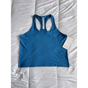 New Lululemon Swiftly Tech Racerback Tank 2.0 Race Size 14 Hawaiian Blue NWT